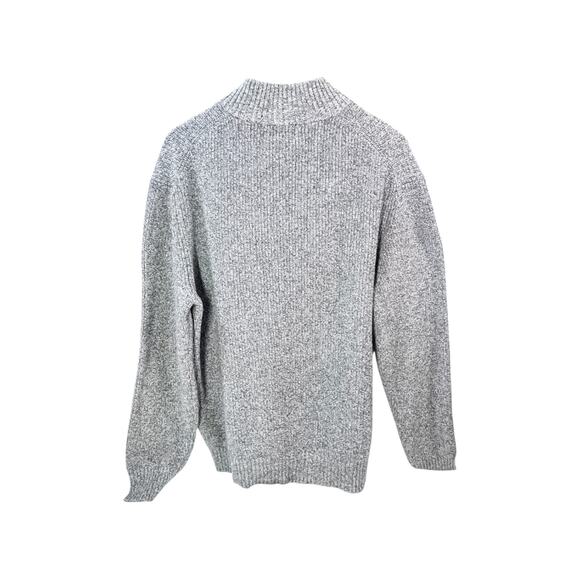 Calvin Klein Men's 100% Cotton Heavy Knit Sweater - Grey, Size XL - Picture 3 of 6